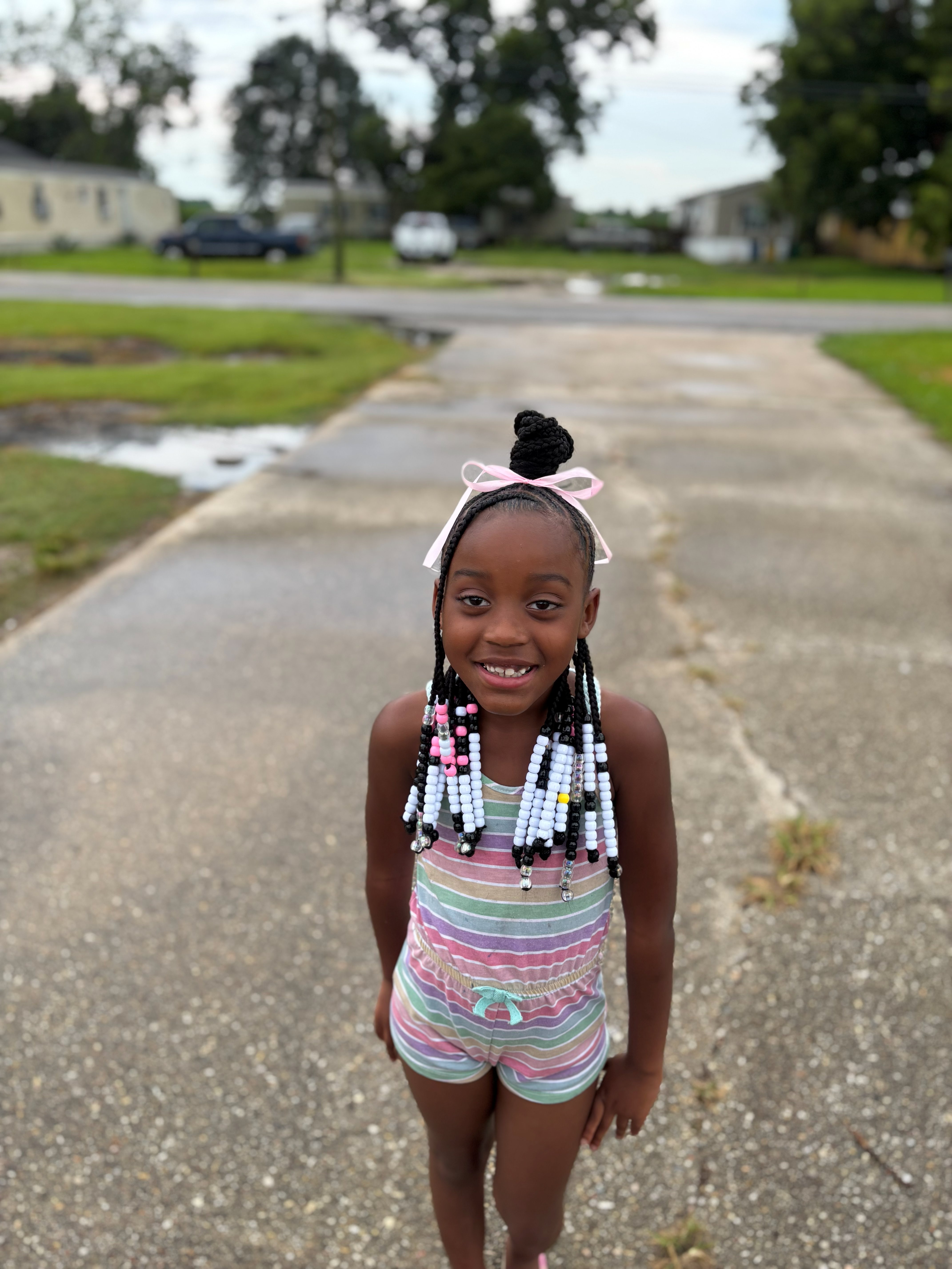 Knotless braids — butt length style