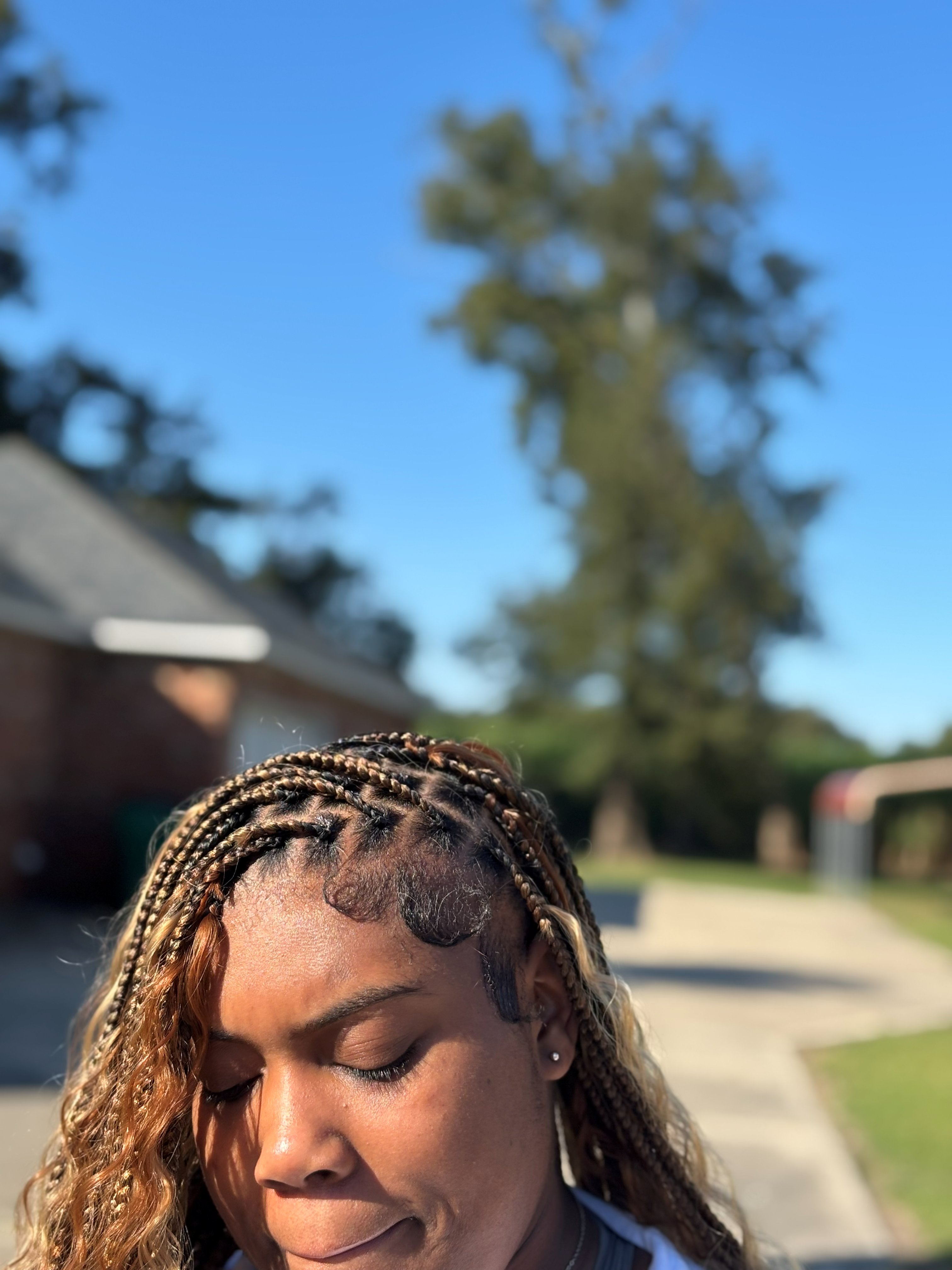 Soft locs — medium parts protective style
